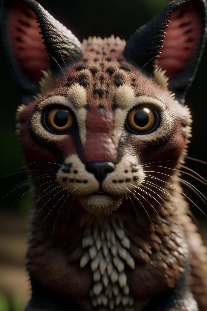 Deer cat hybrid ,3d 4k octane render, smooth, sharp focus, highly detailed, unreal engine 5,