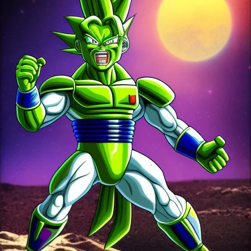 Martian man hunter in dragon ball z style