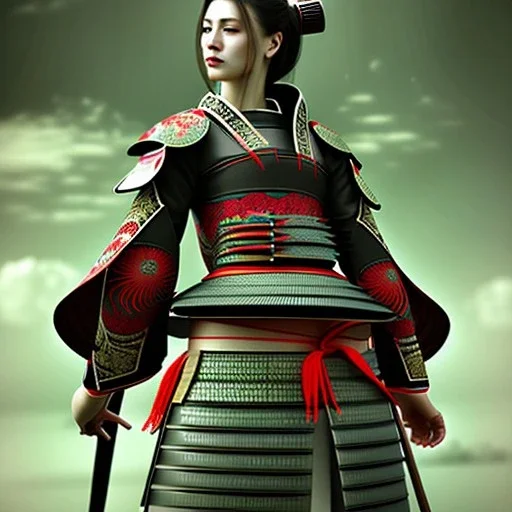 Beautiful women samurai