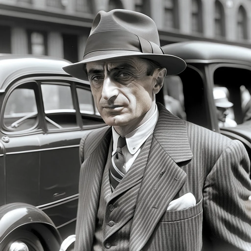 A 1920s chicago italian mafioso gangster enforcer