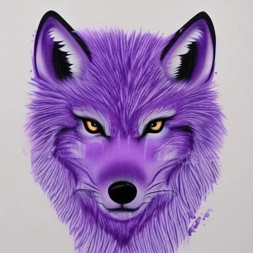 Purple wolf