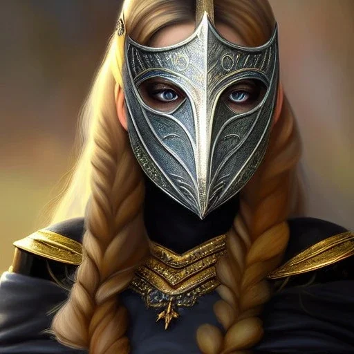 ultra detailed fullbody Portrait in oil on canvas of a beautiful female with Skyrim mask and armor,extremely detailed digital painting, extremely detailed face,crystal clear Big eyes, mystical colors ,perfectly centered image, perfect composition,rim light, beautiful lighting, 8k, stunning scene,extremely sharp detail, finely tuned detail, ultra high definition raytracing, in the style of robert e howard and pablo oliveira and Ken Kelley and Ohrai Noriyoshi and Simon Bisley