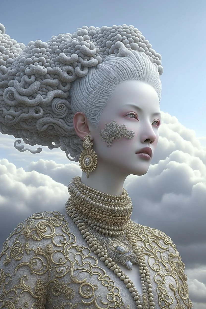 Cloud creature , 3d 4k octane render, lifelike, photorealistic, artstation, illustration, smooth, sharp focus, ornate, intricate, complex, highly detailed, digital painting, smooth, art by tom bagshaw, akihiko yosh