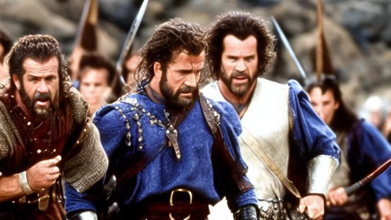 Mel Gibson , braveheart movie,details