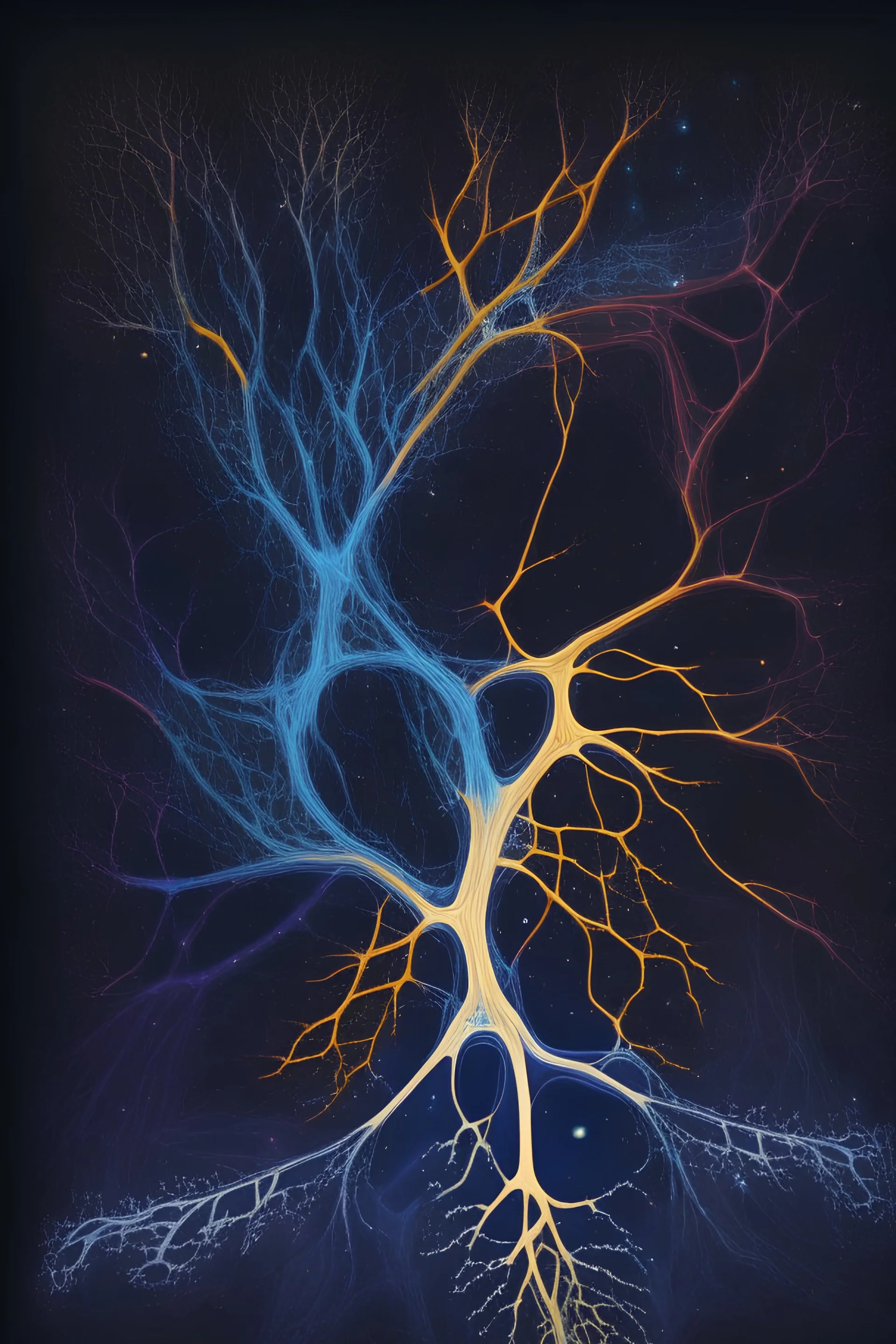 veins diagram galaxy theme