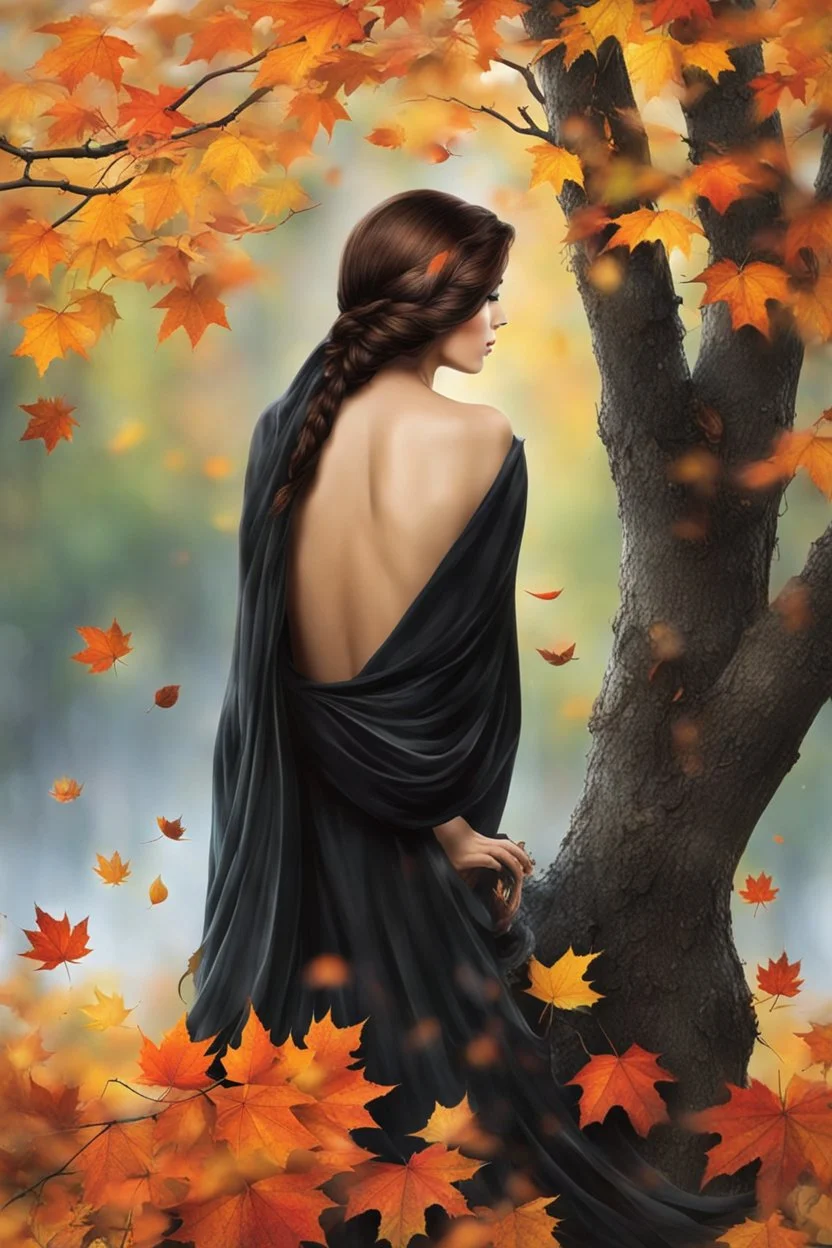 autumn has come among the trees dove nest It escapes from the rain the sun of sadness with all his pride Behind the black cloud She cries lovingly