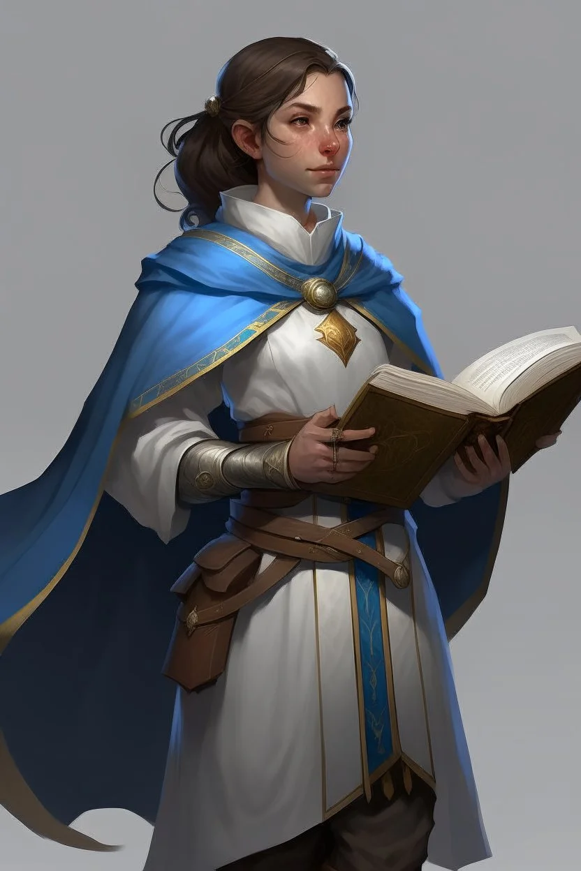 young female air genasi cleric dnd