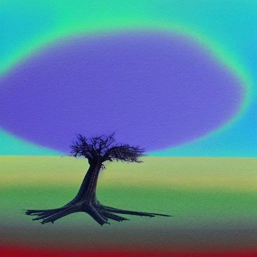 abstract land tree