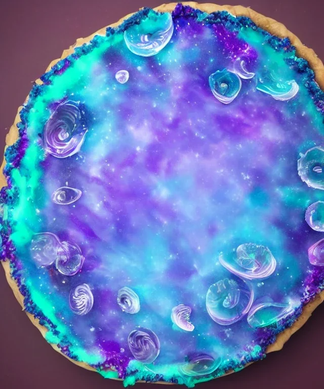 Photorealistic cosmic jelly pie