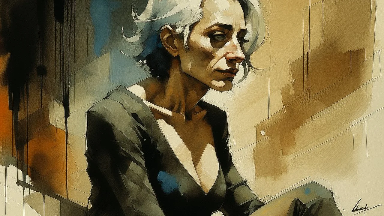 Carlos Lapellegrina Oil painting.Illustration