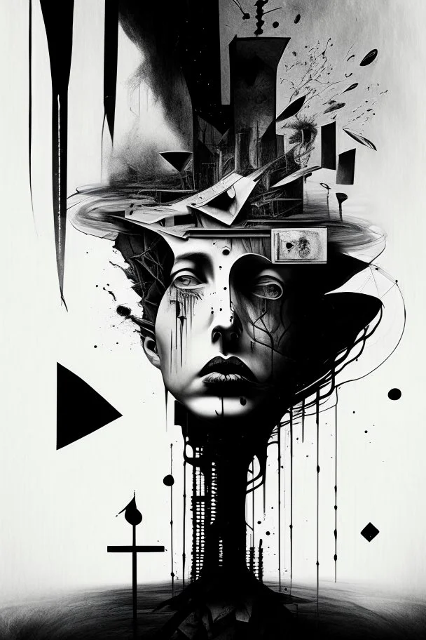 Asynchronicity, neo-surrealism, Dada, ink, and the like.