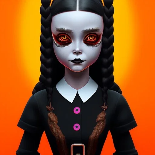 Wednesday addams art by artstation