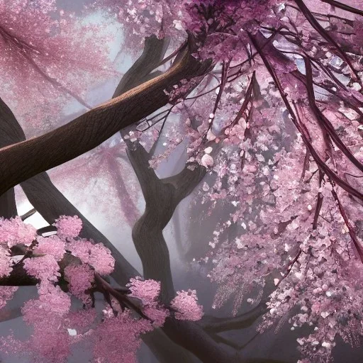 the most stunning, gorgeous cherryblossom tree high-detailed, fine-detailed, intricate, 8k resolution, digital art, detailed matte, volumetric lighting, dynamic lighting, ornate, baroque, illustration, 3D octane render, brian froud, howard lyon, selina french, greg rutowski, sharp focus, crisp