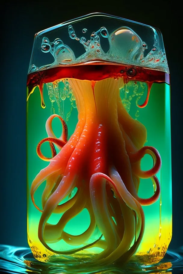 jello-o octopus; magic realism