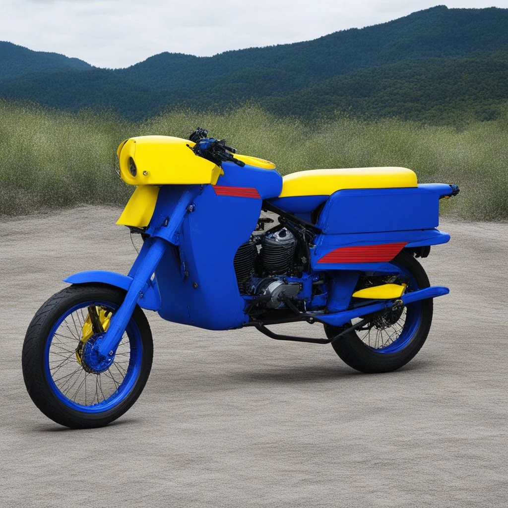 red and blue or yellow