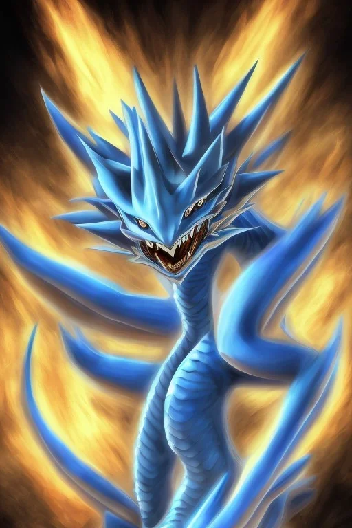 A Blue eyes withe dragon of yu gi oh,kaiba man