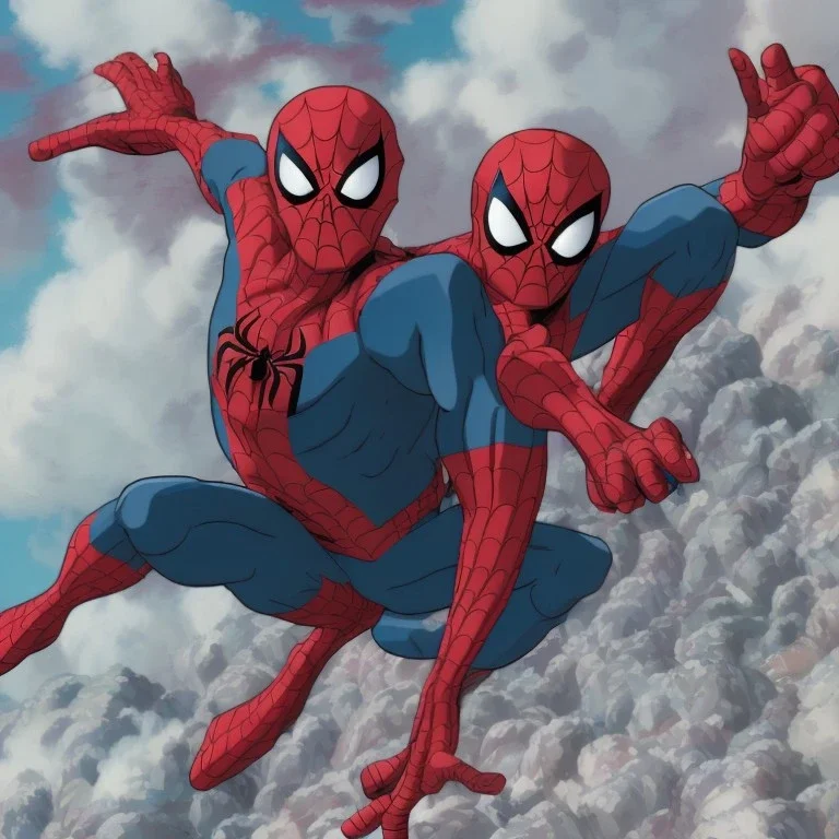 spider man using gauntlet