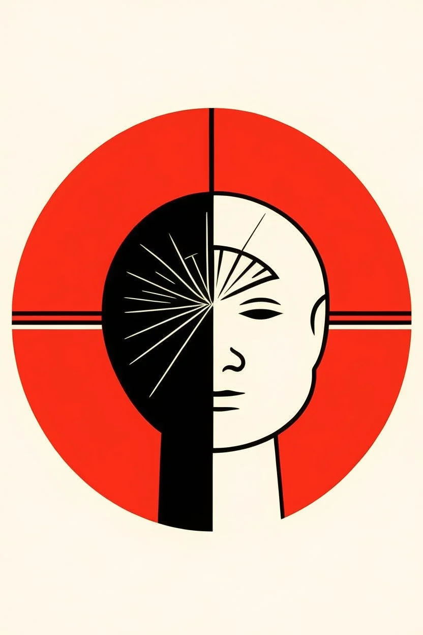 sun of may front face portrait logo, stamp, minimal geometrical, bauhaus.