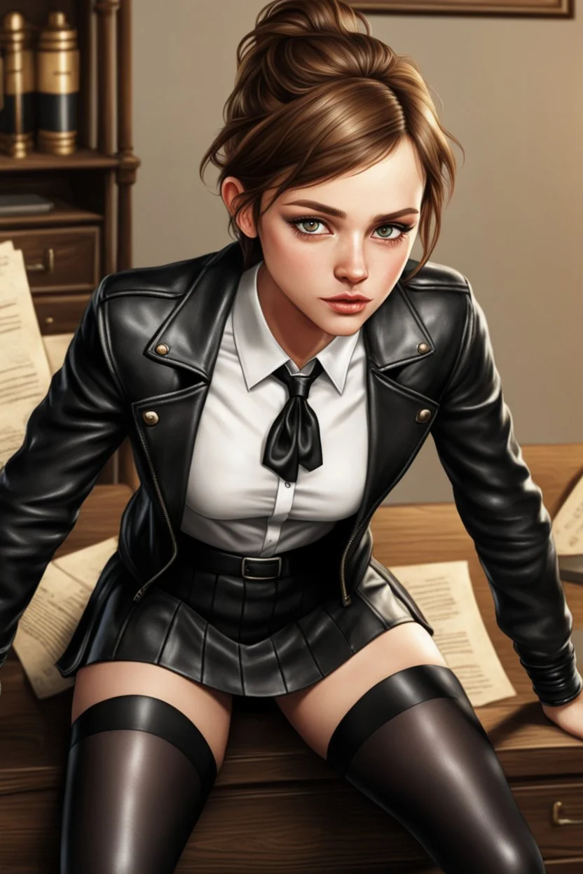 Realistic, naughty face