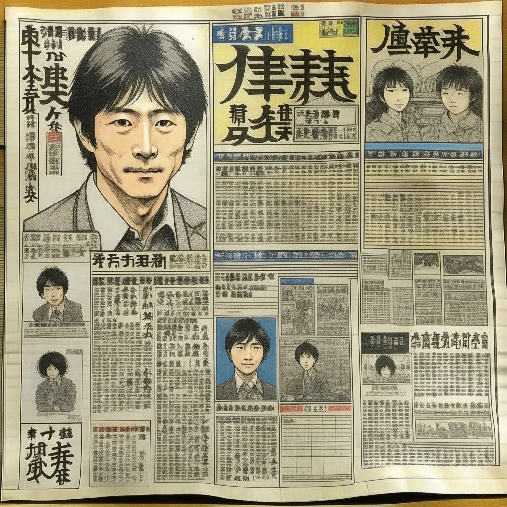 80's Japanese newspaper