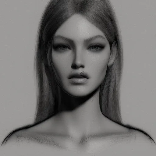 Drawing sketches Supermodel