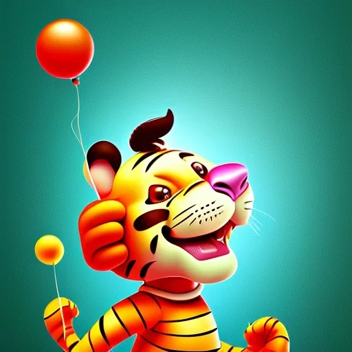 funny tigger illustration