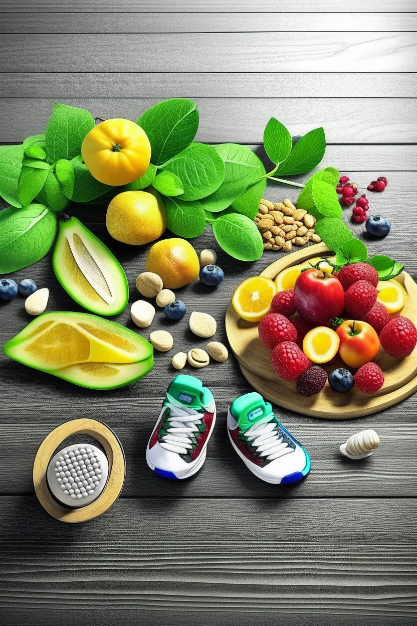 make a picture of how people would benefit from eating more healthily and exercising