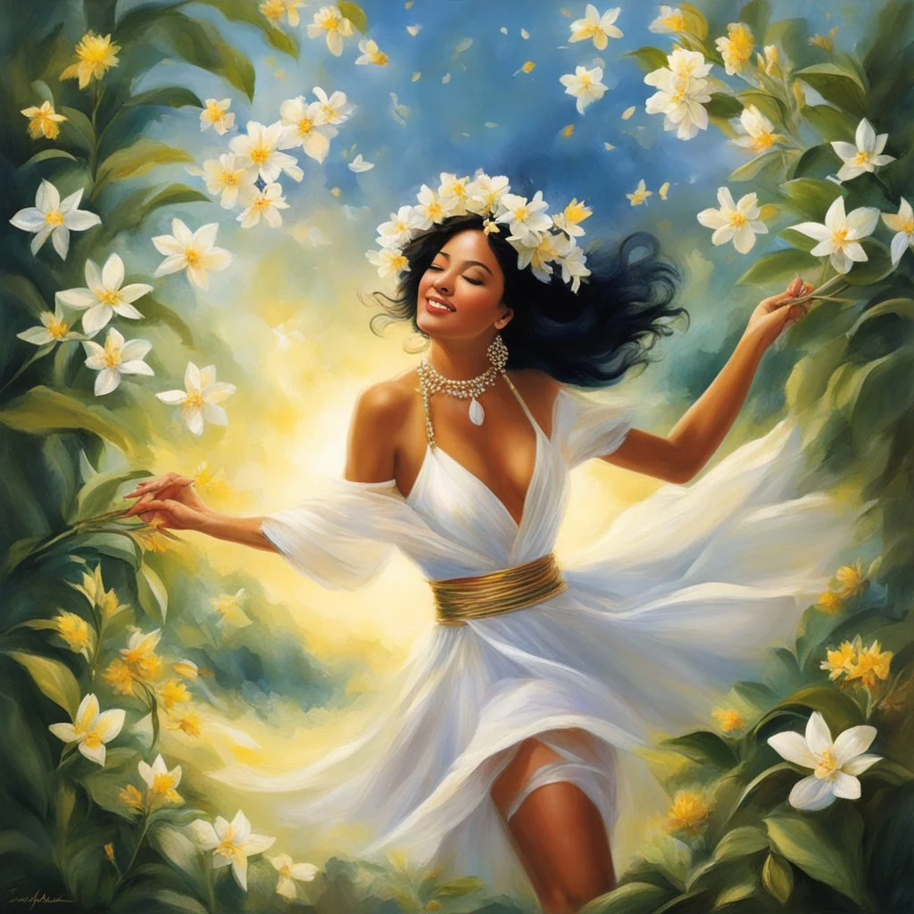 Jasmine scents fill the air, laughter fills the night, As the music guides us, to realms of delight, Oh, kulu natume, dance of gods so true, Celebrate the harvest, in rhythms we move,