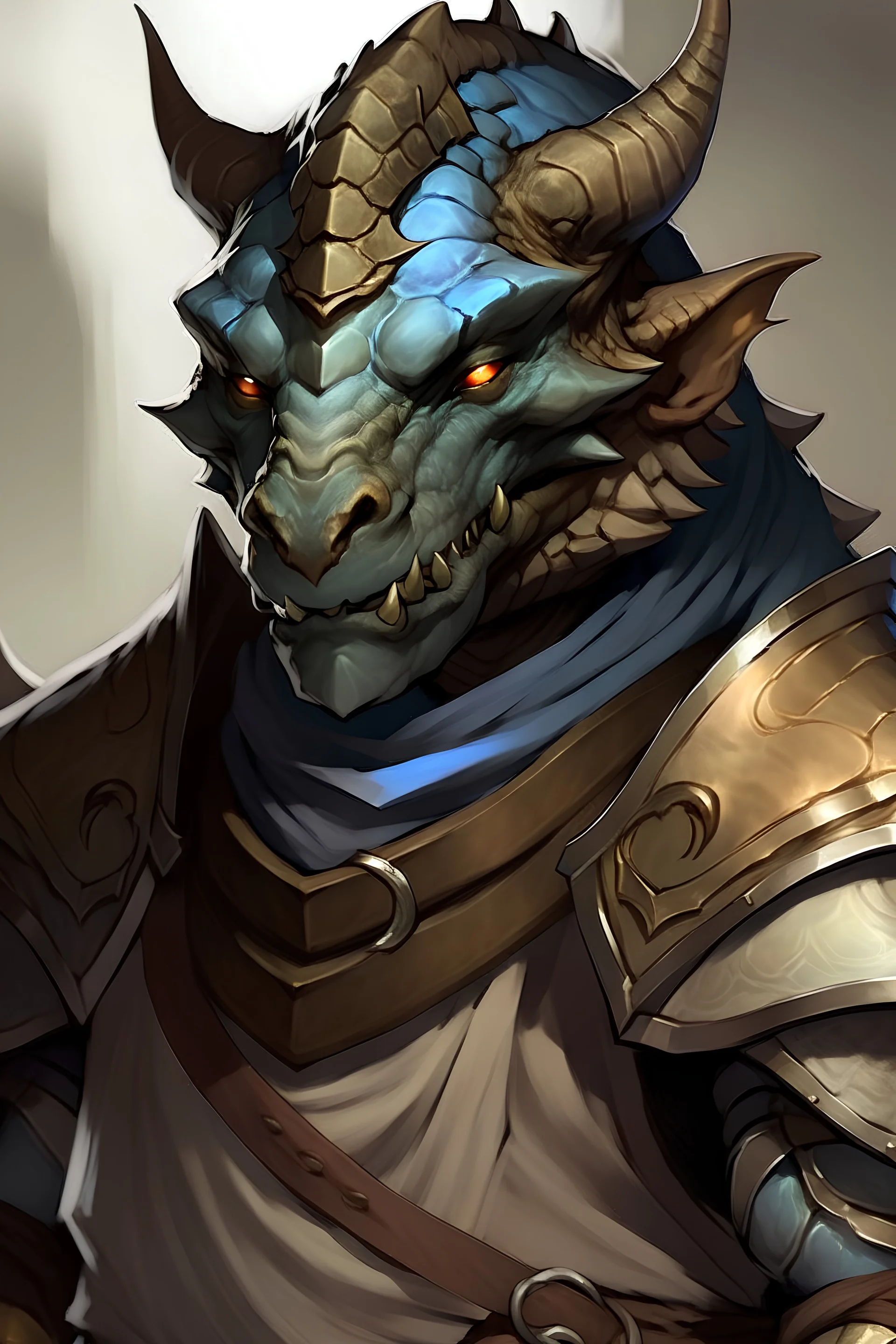 Dragonborn DnD, friendly face