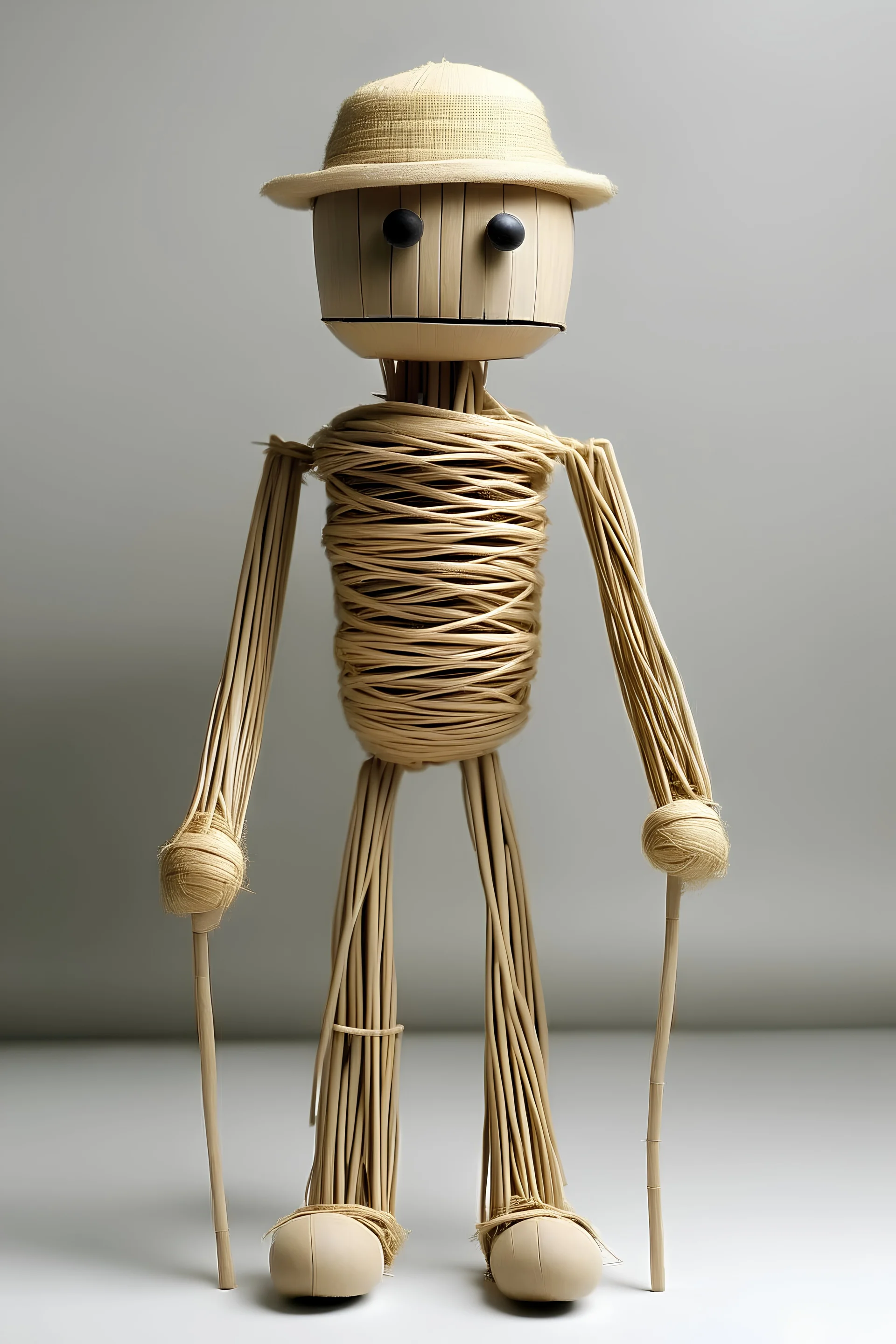 blank straw doll