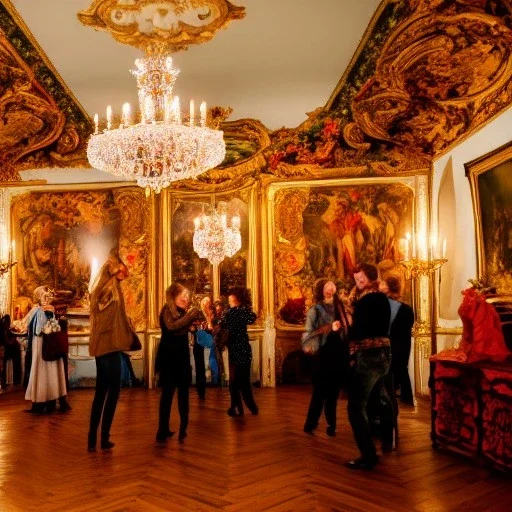 Celebration in a schloss, austrian people, ledherhosen, Austrian aesthetic, warm colors, wooden floor, forest green walls, night time, 8k, HD, cinematography, photorealistic, Cinematic, Color Grading, Ultra-Wide Angle, Depth of Field, hyper-detailed, beautifully color-coded, insane details, intricate details, beautifully color graded, Cinematic, Color Grading, Editorial Photography, Depth of Field, DOF, White Balance, 32k, Super-Resolution, Megapixel, ProPhoto RGB, VR