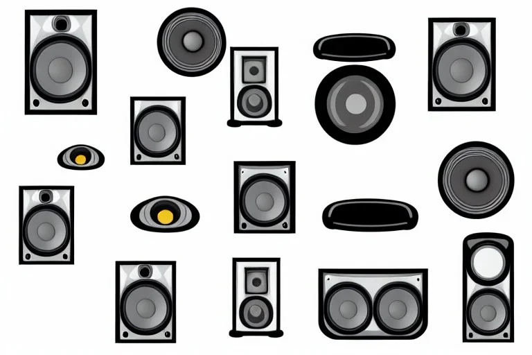 sound system Vector collage Vector Illustration Vector Vector Vector Vector Vector isolated Vector original vector