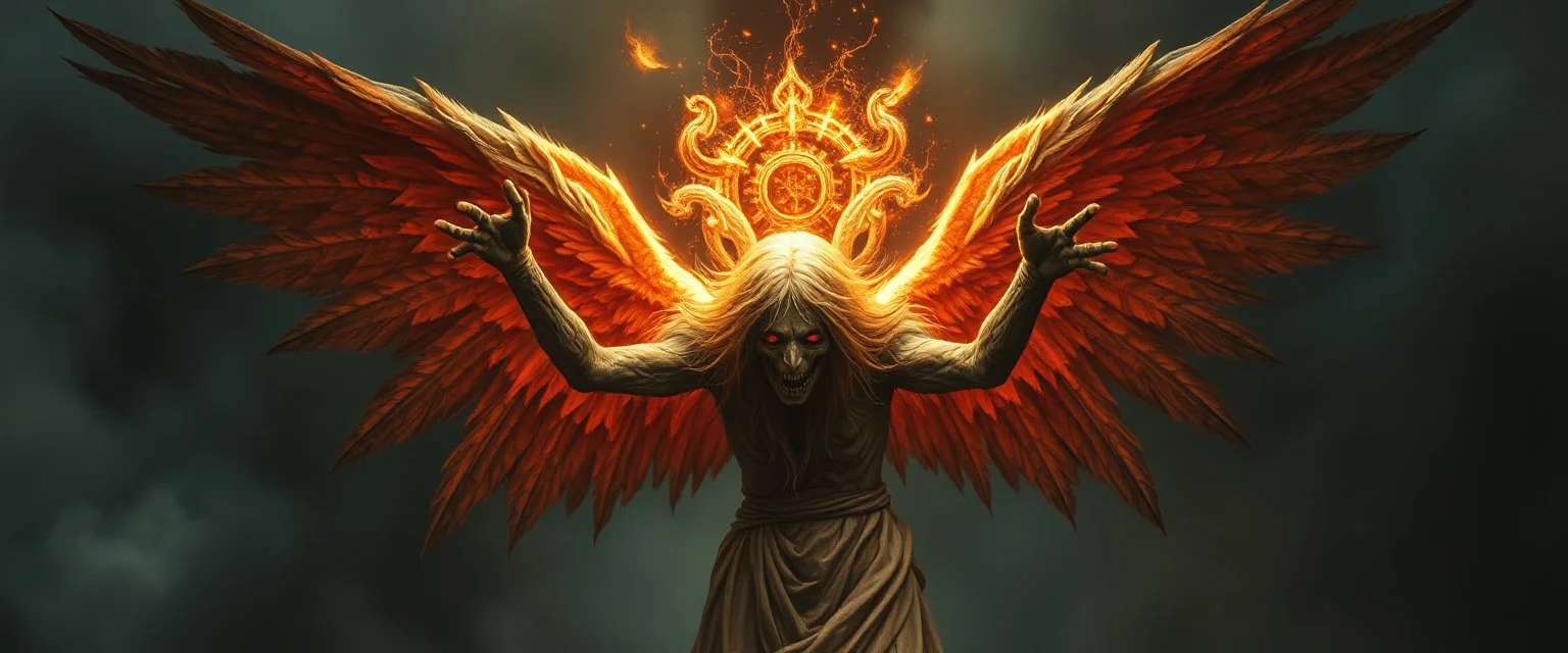 scary angel creature like in the bible