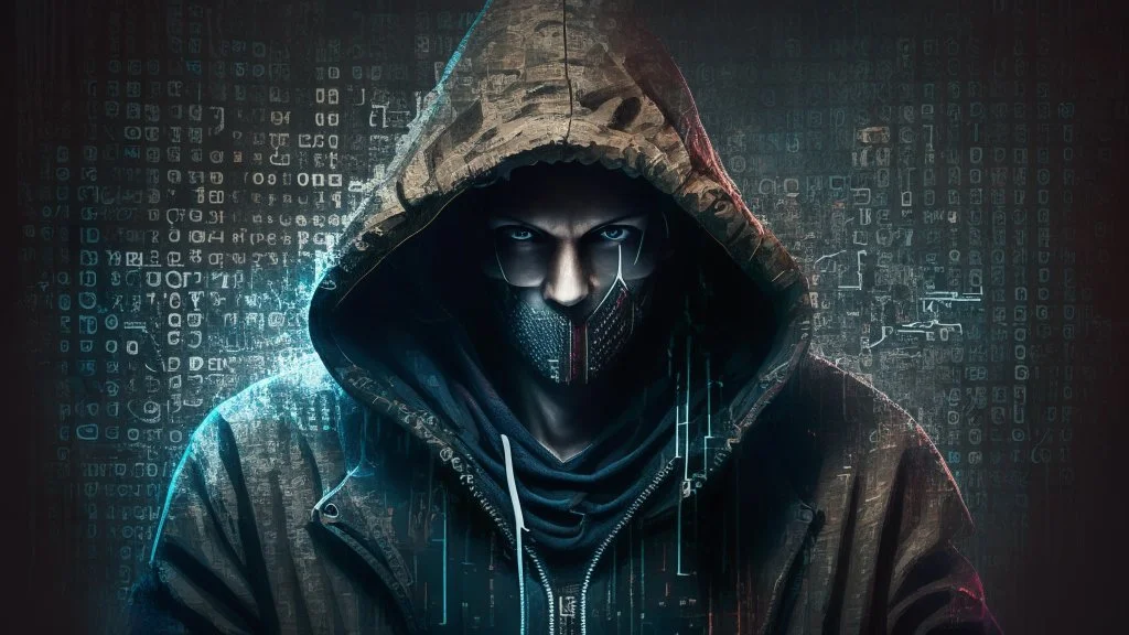 hacker portrait