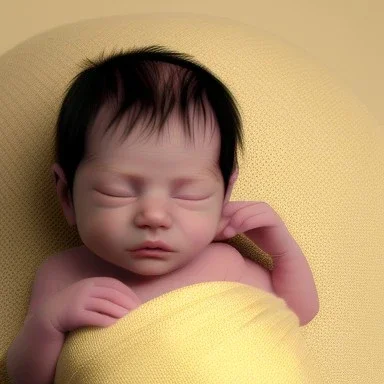 newborn baby from golden egg