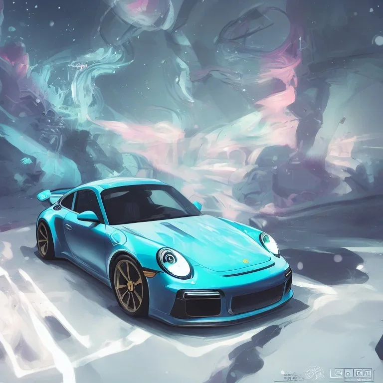 a photo of a beautiful 911 rs, art by lois van baarle and loish and ross tran and rossdraws and sam yang and samdoesarts and artgerm and saruei, digital art, highly detailed, intricate, sharp focus, Trending on Artstation HQ, deviantart, unreal engine 5, 4K UHD image