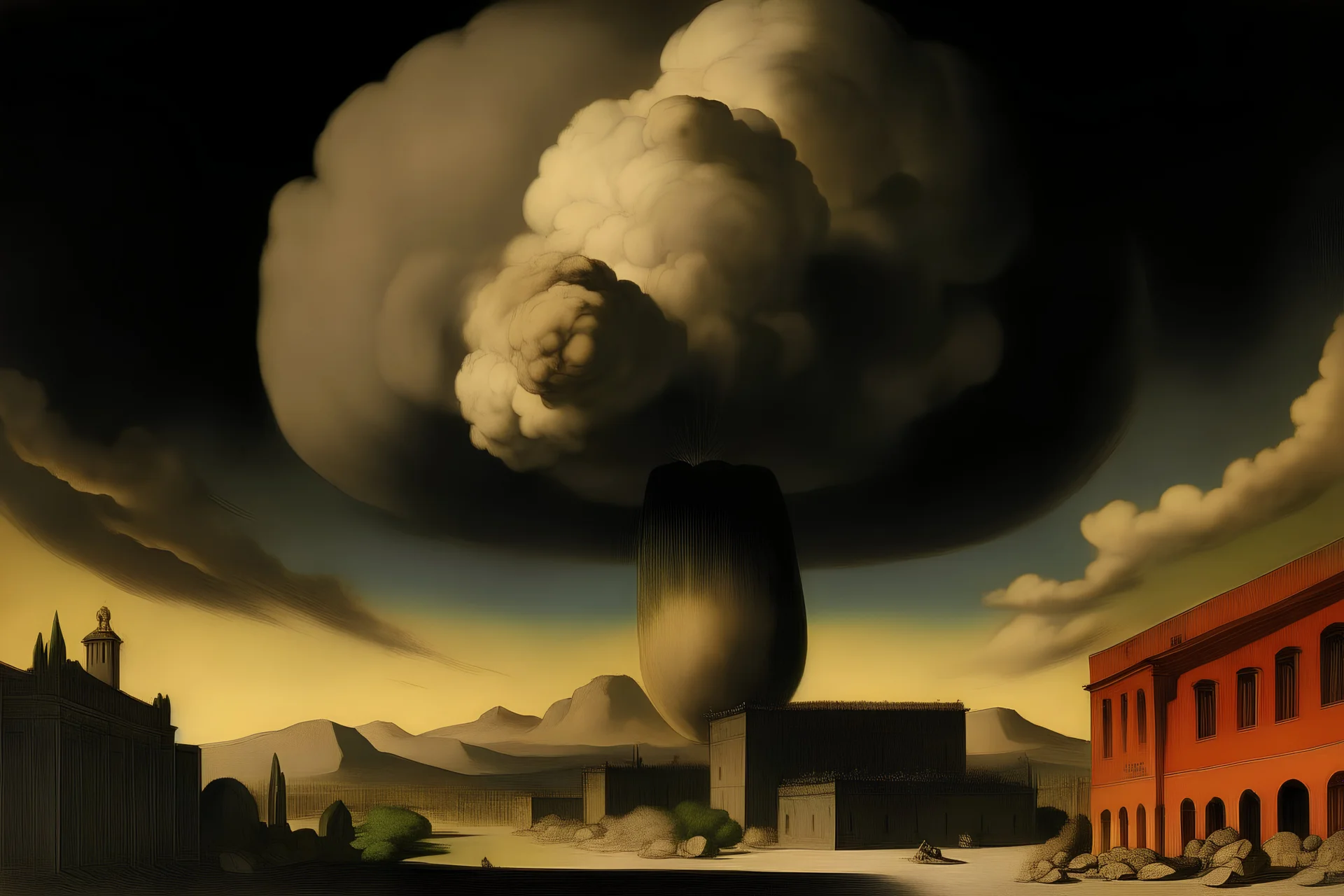 The hiroshima bomb by Tiziano