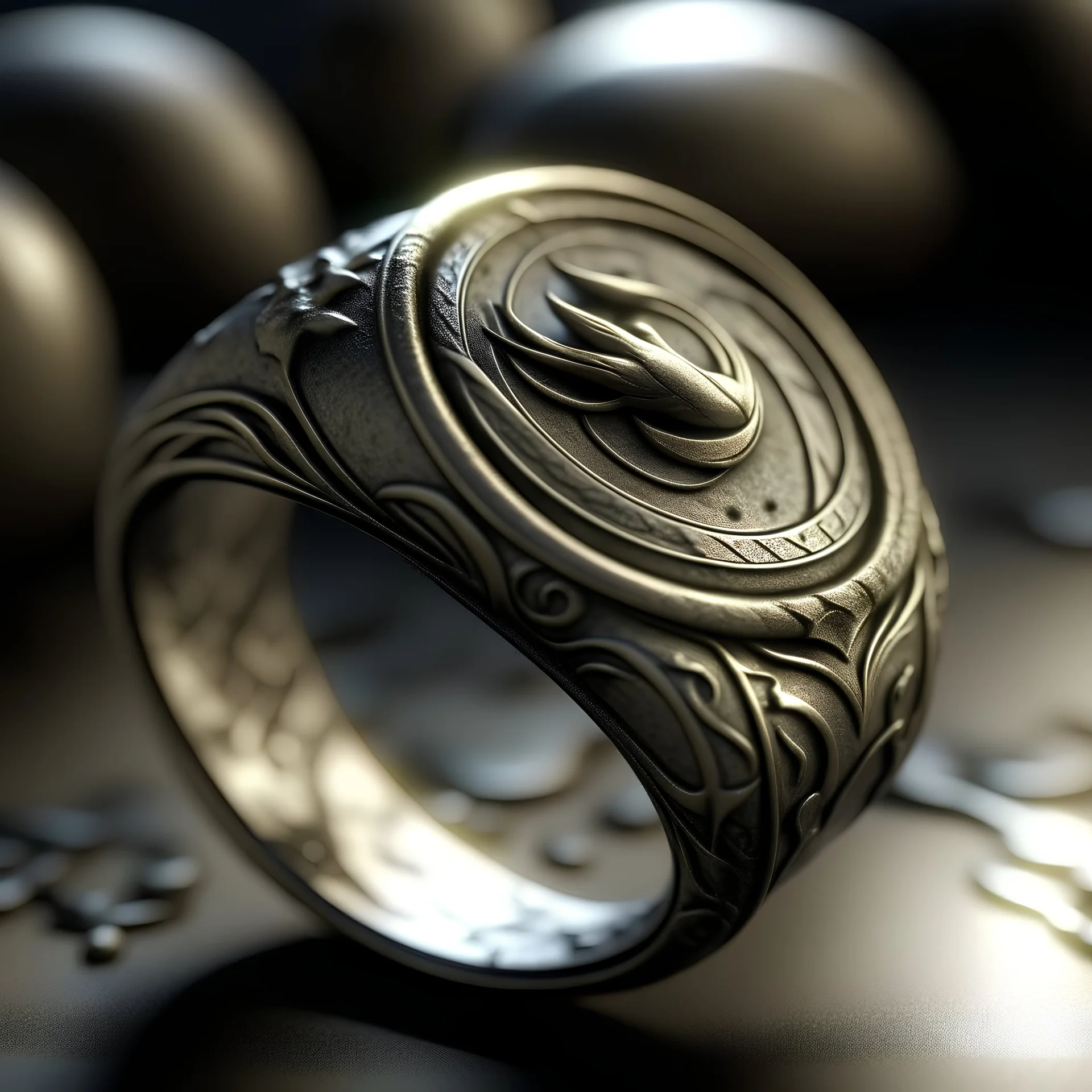 draw old fantasy signet ring