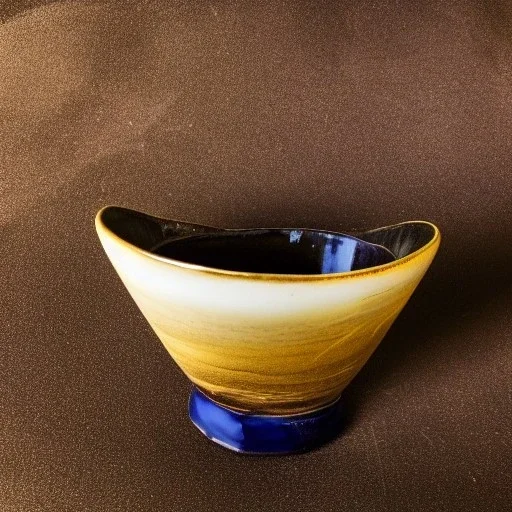 photo of a cracked ceramic cup repaired with gold, kintsugi, beautiful, cinematic, high detail,