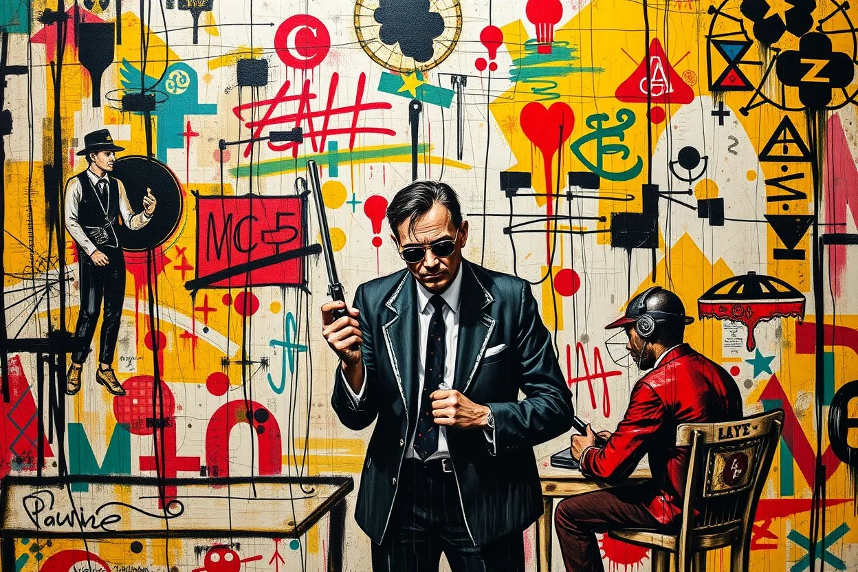 this isnt a game this is financial cypherpunk style of basquiat x pollock