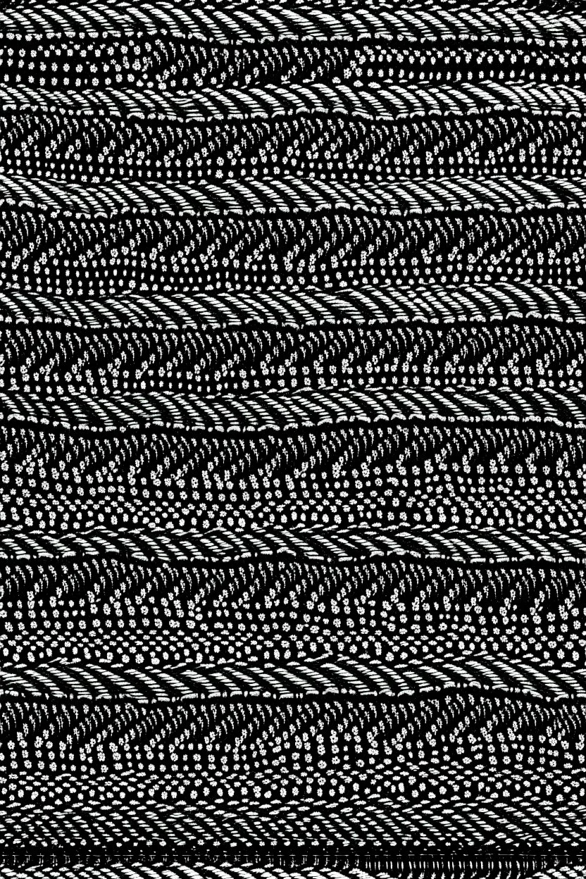 Cloth pattern, tilable, black and white, textile design, wool