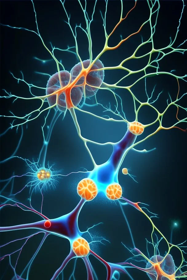 neurons working to gate the flow of charged atoms within the cell membrane