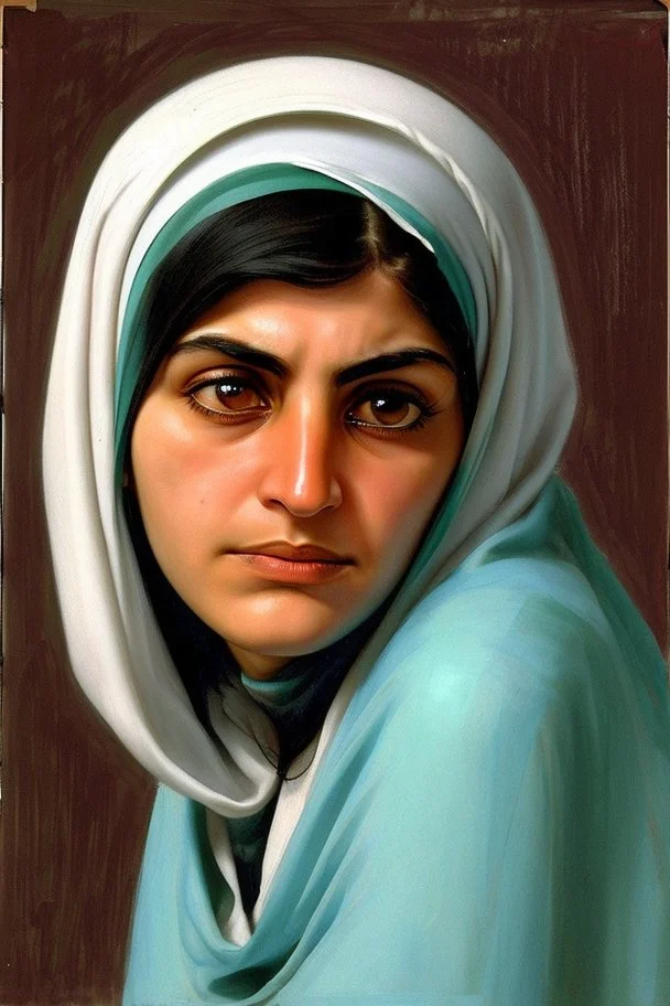 sad Iranian woman