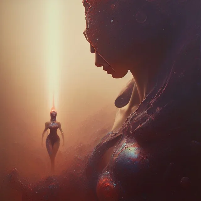 superhero, woman, photographer. oil on canvas, volumetric lighting, beksinski