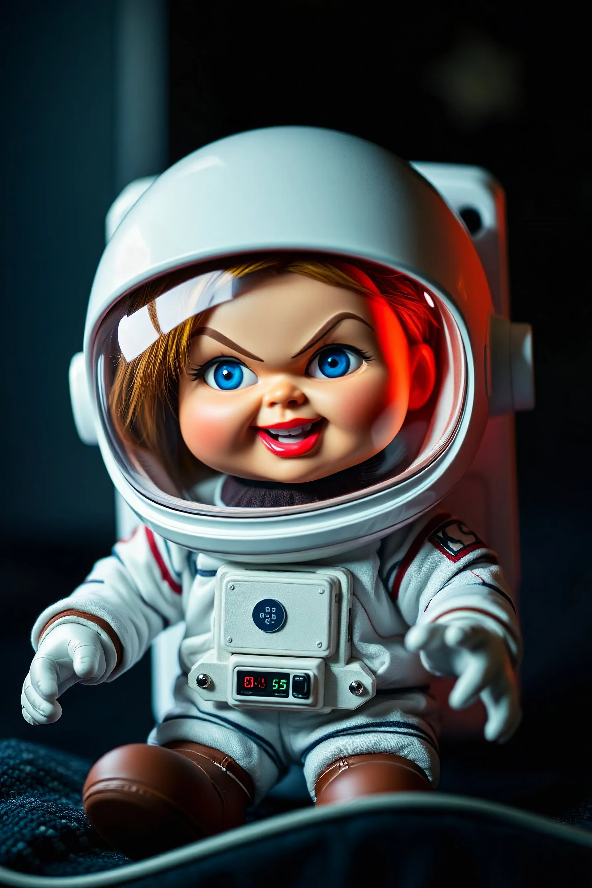 Chucky doll astronaut