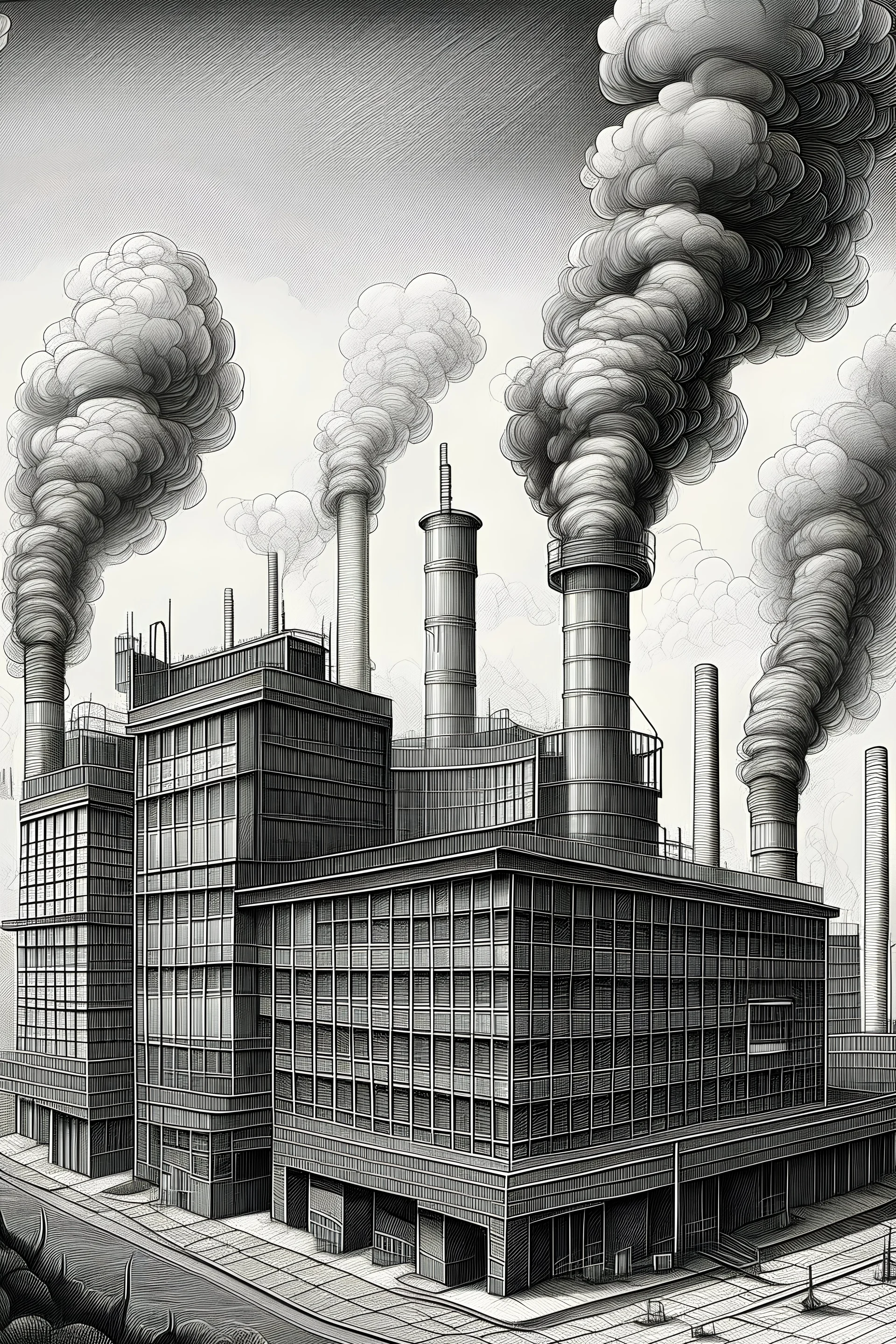 Download Factory, Chimney, Pollution. Royalty-Free Stock Illustration Image  - Pixabay