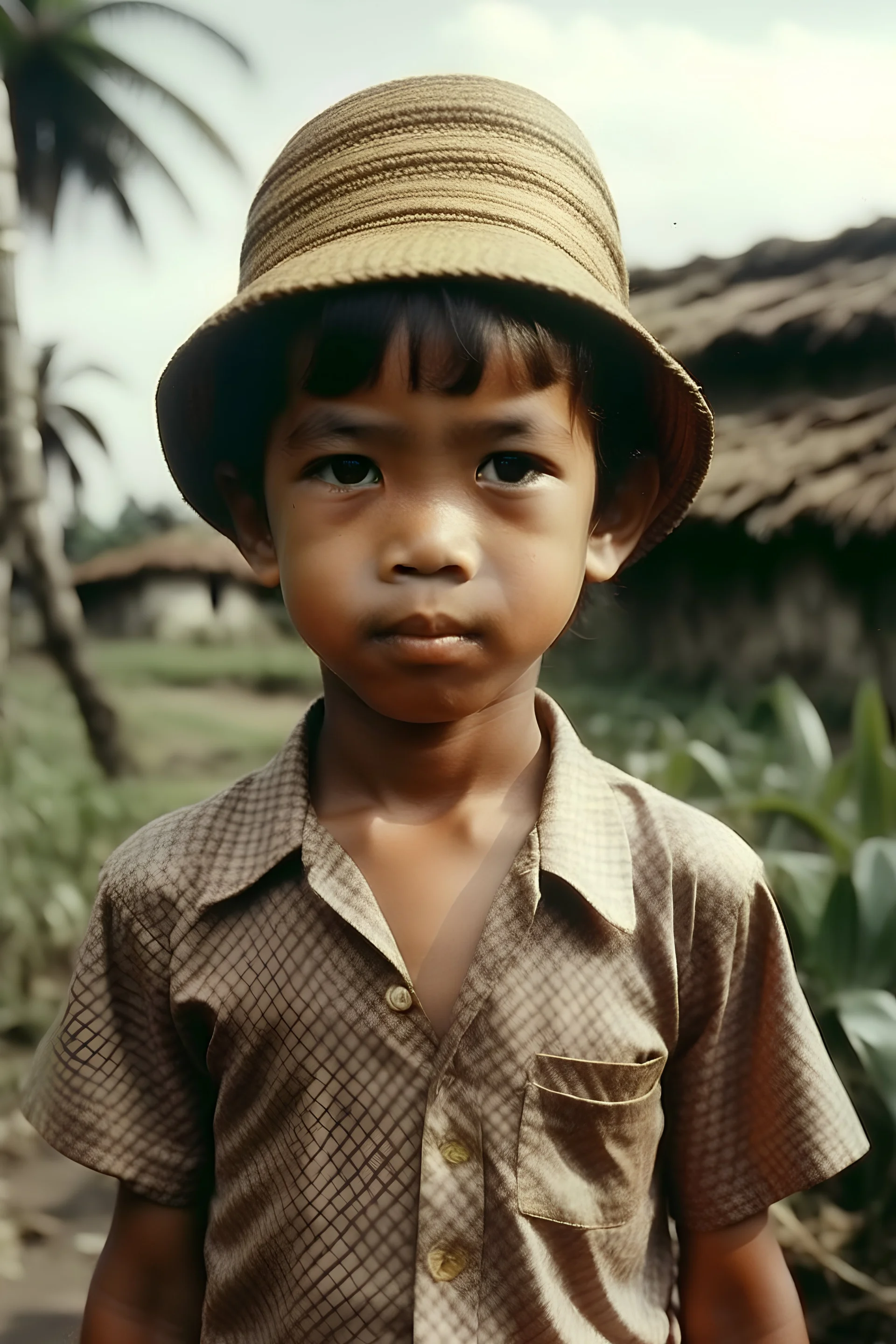 buatkan foto Suryaning masa kecil dari Kupang, asli jawa