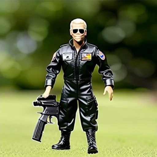 G.i. Joe Biden toy doll airforce flightsuit face (plastic hair) sunglasses with black boots full body in package gun 2028