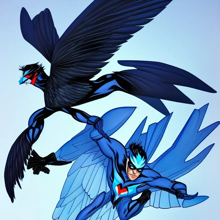 icewing nightwing hybrid with no wings