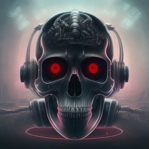 cyberpunk style ink ball skull picture in detailed tecnomancer frame, big black eyes, unreal engine 5, 8k resolution, photorealistic, ultra detailed, frame extreme sharp, accurate